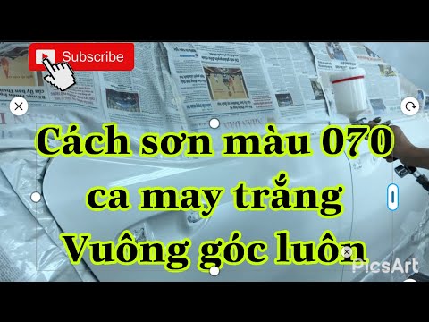 Màu Trắng Camay - Cách sơn màu trắng ca may ( atis 2020. Color 070)