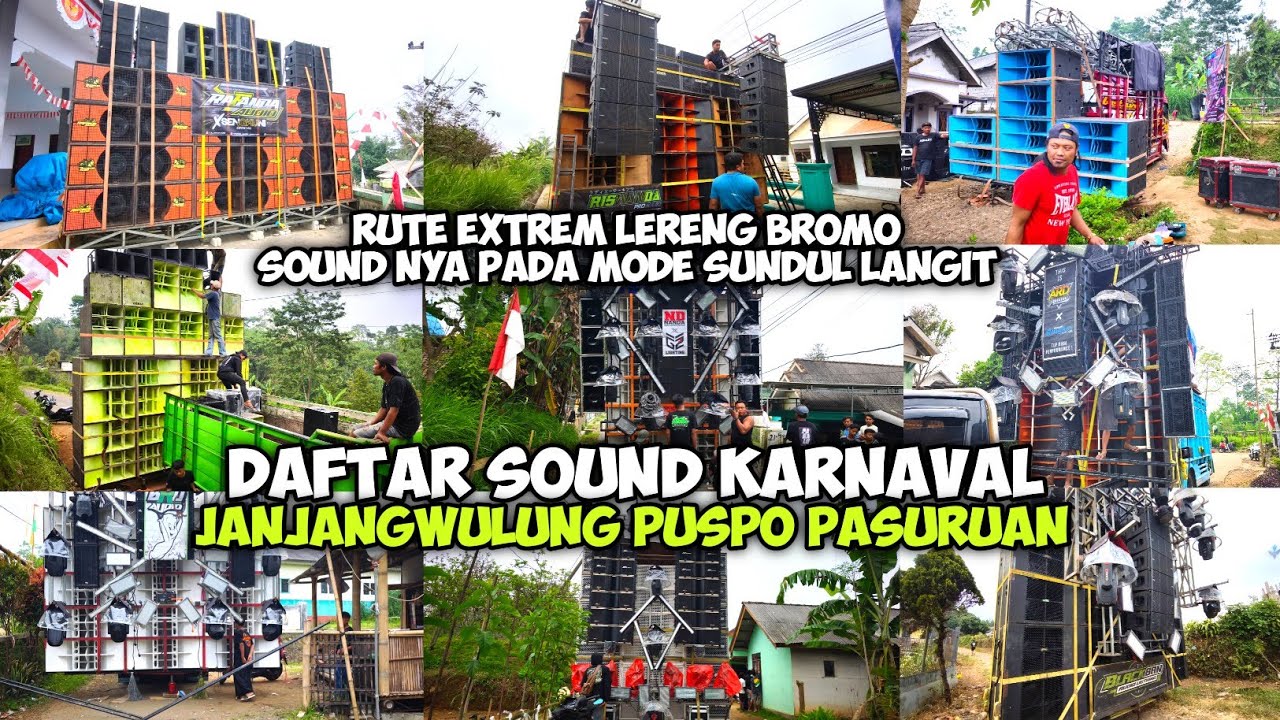 Brewog Mode sossss..Pagi Karnaval Lumajang,Sore Di Pasuruan..DAFTAR SOUND karnaval Janjangwulung 