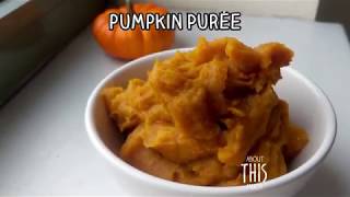 Pumpkin Spice Purée