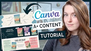 How to Make A+ Content for Your Self-Published Book Using Canva - Step-by-Step Tutorial