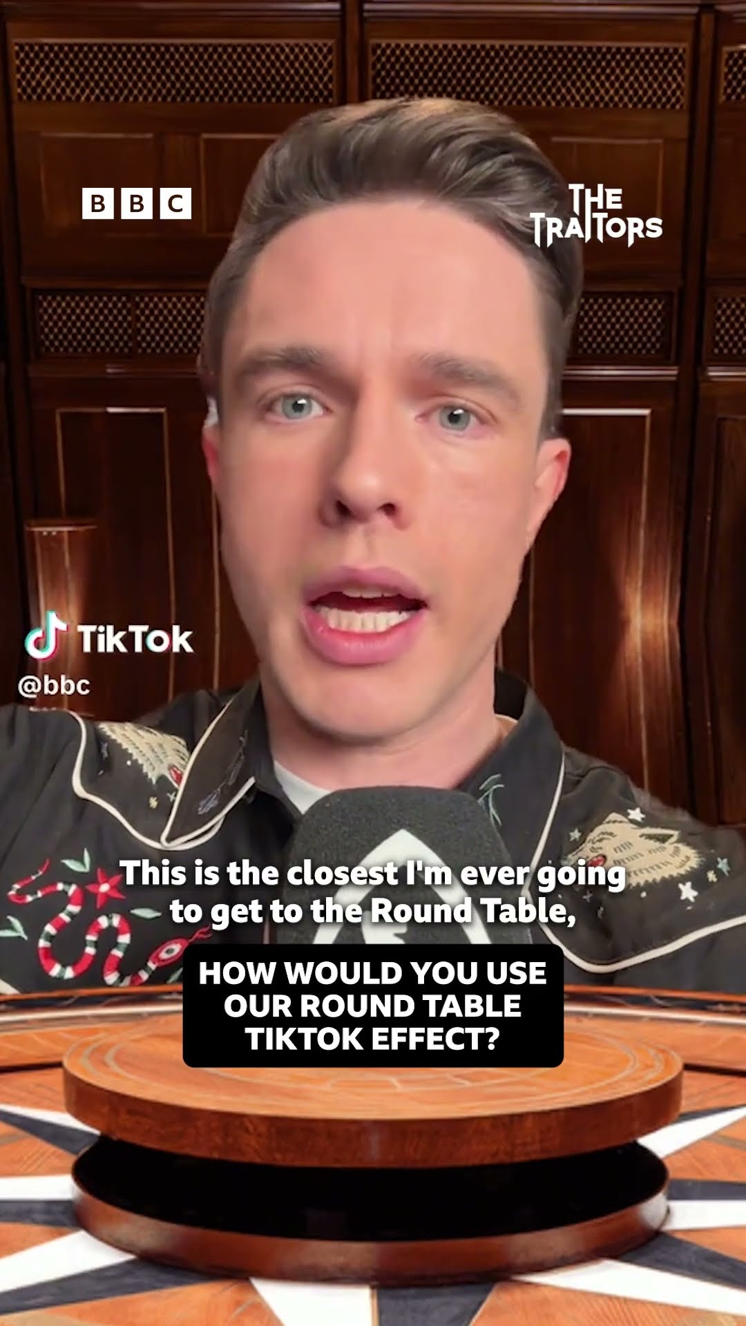 How would you use our Round Table TikTok Effect? - BBC