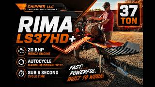 Sub 6 Second Cycle Time?! | RIMA LS37HD+ Log Splitter