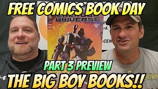 Free Comic Book Day 2024 Preview At My LCS Comic Central!  Part 3 THE BIG BOY BOOKS 🤯