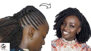 Try This World's Classic Hairstyle Tangle Free Crochet Trending For WEAK Hairline. Very Detailed.