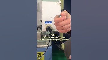 10mm BOM rivet hydraulic riveting tool hydraulic station#bom #rivets #hydraulicpressurestation