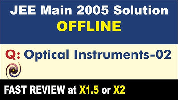 JEE Main 2005 Physics Solutions | Optical Instruments-02