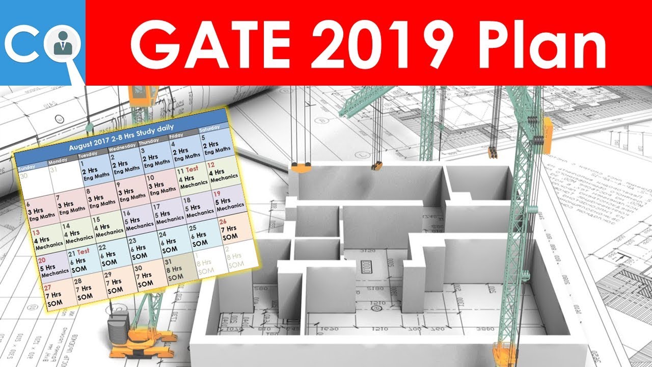 GATE 2019 Plan for Civil Engineering | BATMAN Plan