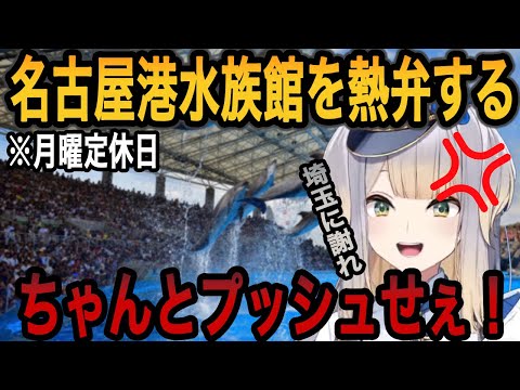 名古屋港水族館について熱弁しながら名古屋市民に物申す栞葉るり【栞葉るり切り抜き/にじさんじ切り抜き】