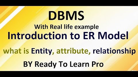 ER Modeling Explained in 10 Minutes! Entity, Relationship & Attribute Made Simple