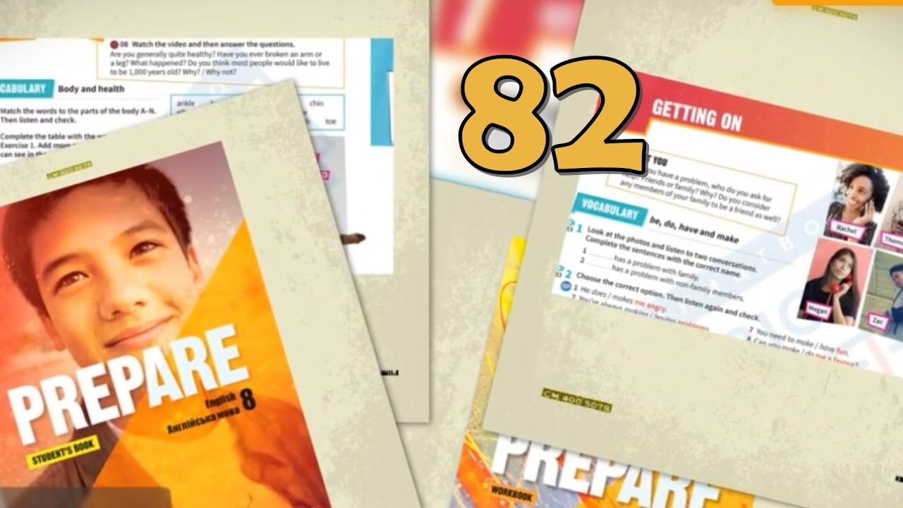 Prepare 8 НУШ Unit 14 On screen. Grammar. Vocabulary p. 82 Student's Book