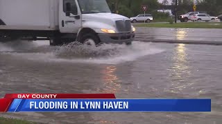 Flooding submerges some roads in Lynn Haven