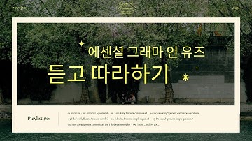 Essential Grammar In Use Unit 1-9 Playlistㅣ Present Tense