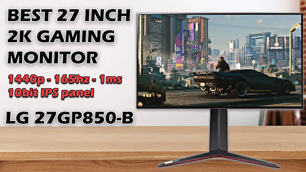 Best 27 Inch 1440p Gaming Monitor I LG 27GP850-B 2K Gaming Monitor I  Unboxing & Review 