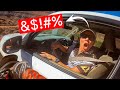 ANGRY KAREN FREAKS OUT ON BIKER | IDIOTS IN CARS