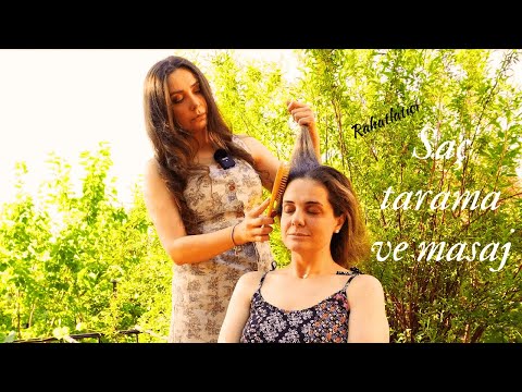 ASMR | Rahatlatıcı Saç Tarama ve  Masaj  | Türkçe ASMR