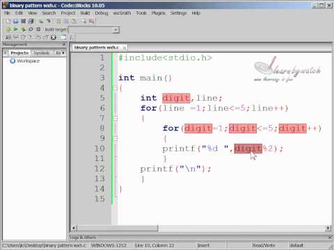 Print Binary Pattern