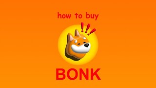 How To Buy Bonk Coin | The Ultimate Crypto Tutorial 2023 by Crypto Made Simple 2,597 views 5 months ago 2 minutes, 39 seconds