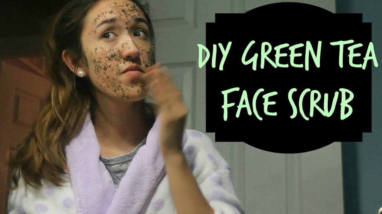 DIY Green Tea Scrub for Acne YouTube