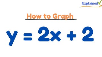 How to Graph the Equation y = 2x + 2 (Using a Table of Values)