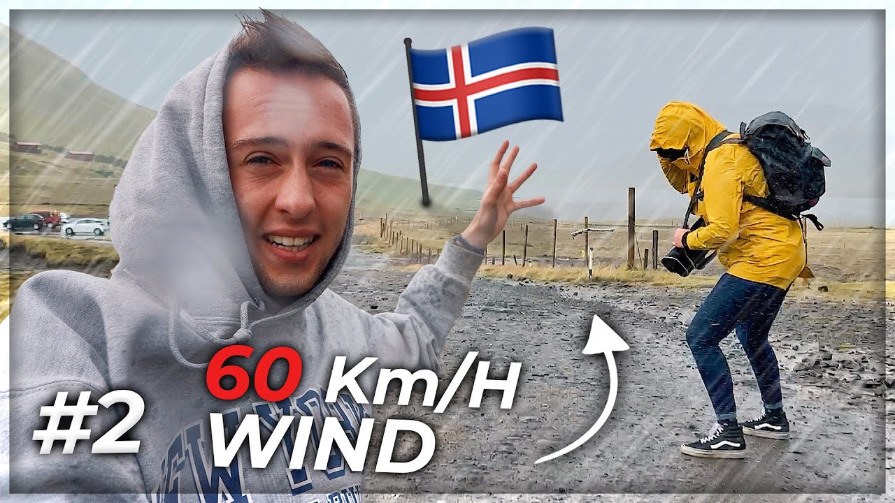 So fühlen sind 60Km/h Wind an! 💨 | Island #2 🇮🇸 - YouTube