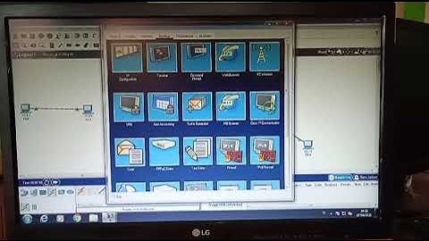 Cara membuat jaringan peer to peer dan client server menggunakan Cisco packet tracer