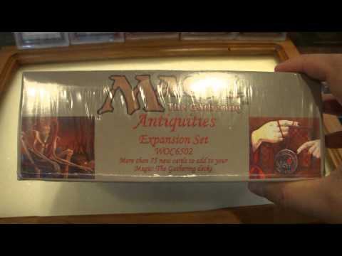 GMTG REVIEWS | MTG MAGIC: THE GATHERING ANTIQUITIES FACTORY SEALED BOOSTER BOX