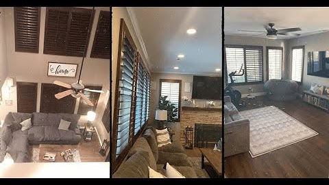 Make Use of Wasted Space: CreateTwo Rooms Out of a Living Room with High Vaulted Ceilings