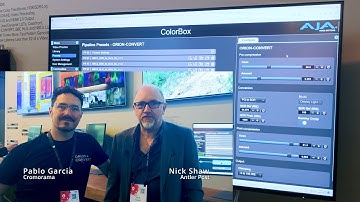 Algorithmic HDR to SDR and SDR to HDR Conversions with AJA ColorBox and the ORION-CONVERT pipeline