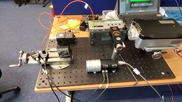 Schaublin 70 / 102 Cross slide calibration, Renishaw XL80 interferometer