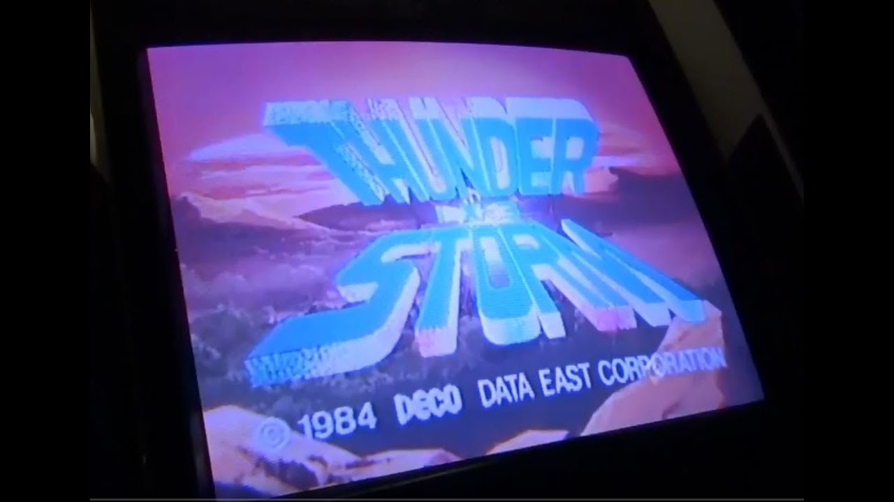 VHD インターアクションサンダーストーム LX-3 DATAEAST データイースト Thunder Stormサンダーストーム リアルマシン同期不良