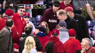 2012/05/21 Ruiz loses bat into stands