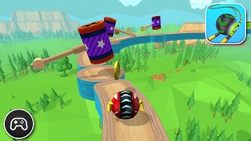 Going Balls - Gameplay Walkthrough Part 48 - Racing Game Levels 372-373 (iOS, Android)