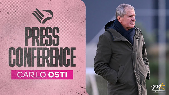 🎙| Conferenza stampa di presentazione del Direttore Sportivo Carlo Osti