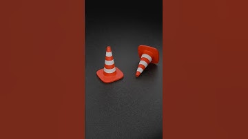 3D blender Traffic Cone
