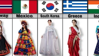 'Comparing Traditional Costumes Across Countries: Which One is More Captivating?''