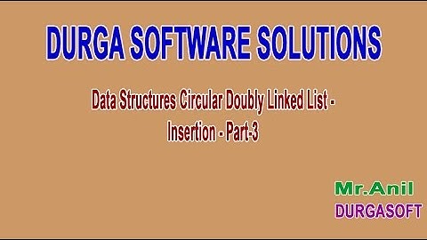 Data Structures Circular Doubly Linked List Insertion Part 3