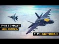 F-35 Lightning II Vs F-14 Tomcat Multicrew | Digital Combat Simulator | DCS |