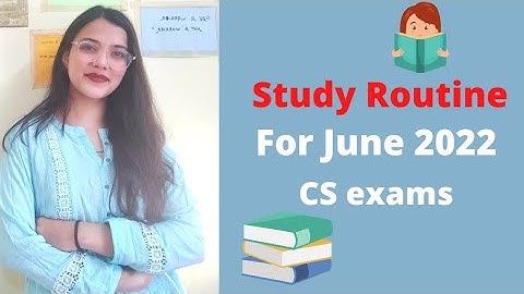 Study routine for CS June 2022 attempt 🔥 | 2.5 months to go for exams 🤫 | Neha Patel