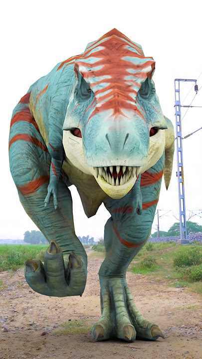 T-rex Dinosaur Chase #dinosaur #dinosaurs #jurassicworld