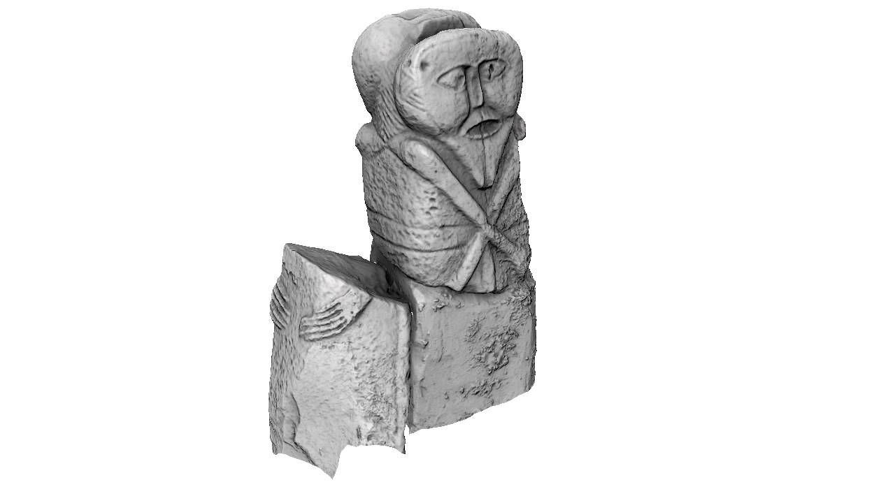 Turntable of Boa Figure, Boa Island, Co. Fermanagh