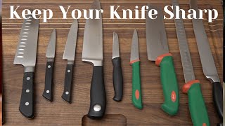 How to Keep Your Knife Sharp- Honing vs. Sharpening |Christine Cushing