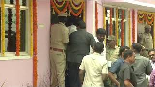 Cm Sri. Kcr Participating In Inauguration Of Trs Party Office At Mahabubnagar District
