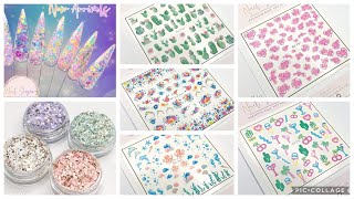 New Nail Sugar Summer Glitters And Decals