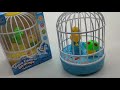 MAINAN BURUNG BERKICAU VOICE control Birdcage FU 1138