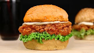 How to make Crispy Chicken Burger