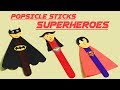 Quick  easy superhero popsicle crafts  diy popsicle stick crafts for kids