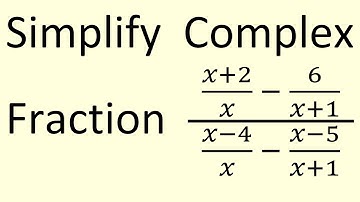 Simplify a Complex Fraction, Multiply Numerator & Denominator by LCD, Simplify Resulting Expression