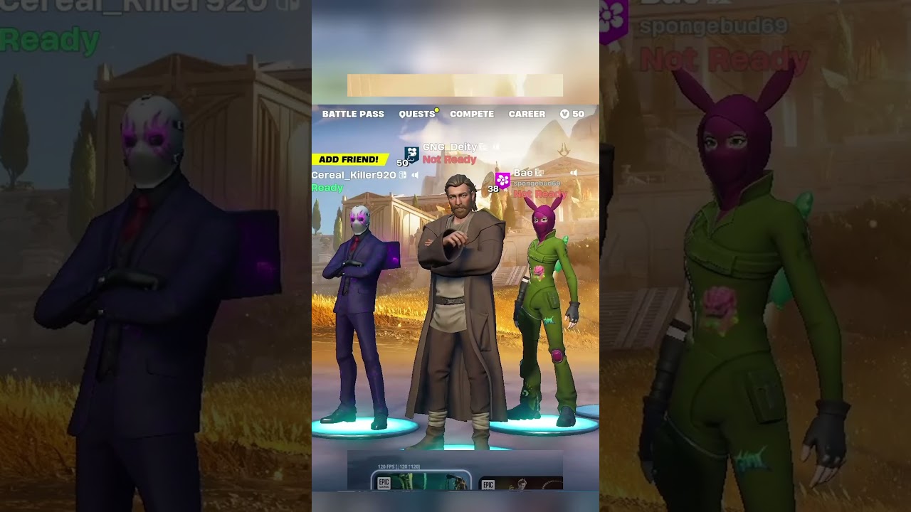 Fan from the Youtube Shorts Squads Up in Fortnite 