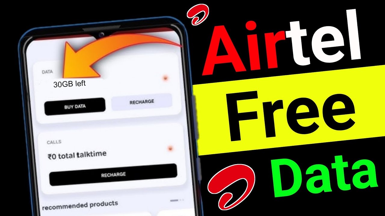 Airtel 30GB Free Data Code 2025 || How To Get Free Data On Airtel ...