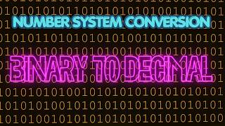 Converting from binary to decimal